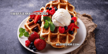 1 Waffle Maliyeti 2025