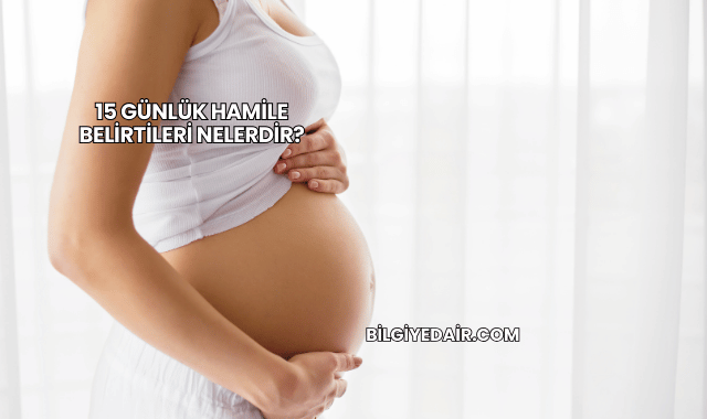 15 Günlük Hamile Belirtileri Nelerdir?