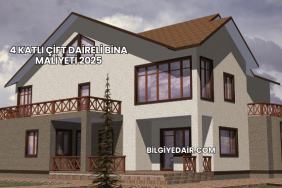 4 Katlı Çift Daireli Bina Maliyeti 2025