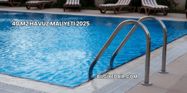 40 m2 Havuz Maliyeti 2025