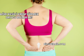 Ağrı Kesici Krem Sürmek Orucu Bozar mı?
