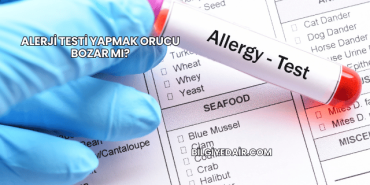 Alerji Testi Yapmak Orucu Bozar mı?