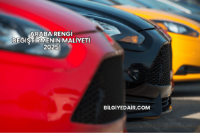 Araba Rengi Değiştirmenin Maliyeti 2025