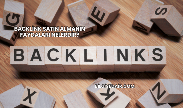 Backlink Satın Almanın Faydaları Nelerdir?