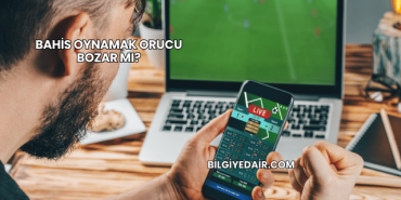 Bahis Oynamak Orucu Bozar mı?