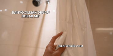 Banyo Olmak Orucu Bozar mı?
