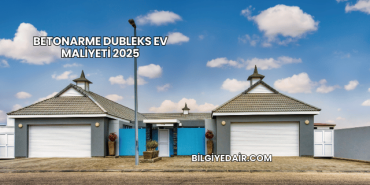 Betonarme Dubleks Ev Maliyeti 2025