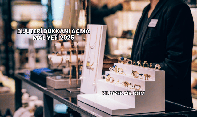 Bijuteri Dükkanı Açma Maliyeti 2025