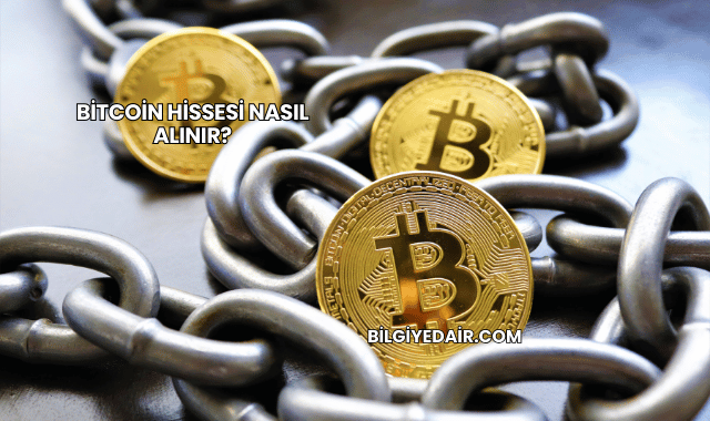 Bitcoin Hissesi Nasıl Alınır?