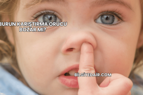 Burun Karıştırma Orucu Bozar mı?