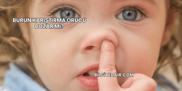 Burun Karıştırma Orucu Bozar mı?
