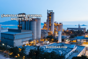Çimento Fabrikası Kurma Maliyeti 2025