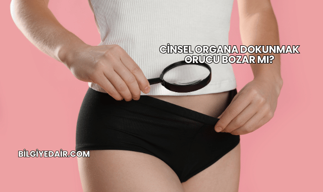 Cinsel Organa Dokunmak Orucu Bozar mı?