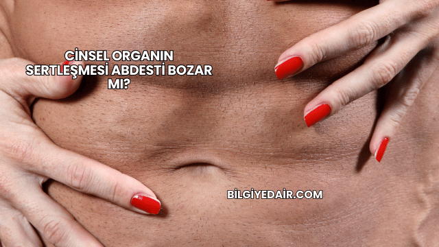 Cinsel Organın Sertleşmesi Abdesti Bozar mı?