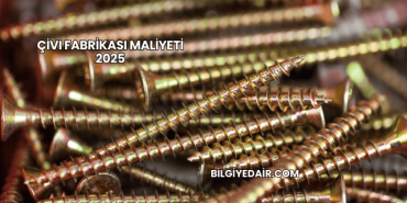 Çivi Fabrikası Maliyeti 2025