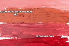 Dudak Ruju Orucu Bozar mı?