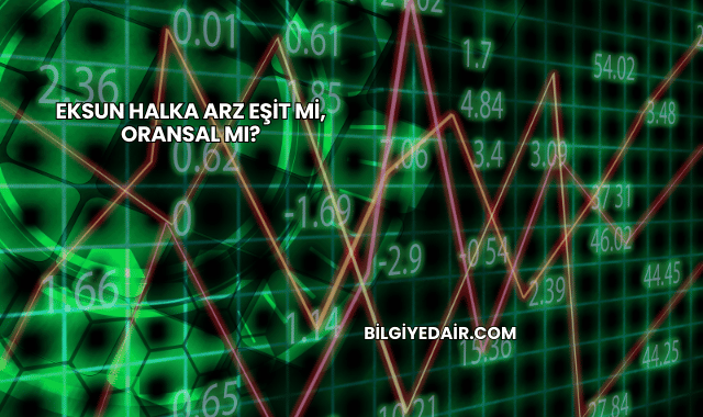 Eksun Halka Arz Eşit mi, Oransal mı?