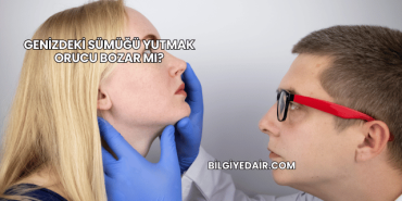 Genizdeki Sümüğü Yutmak Orucu Bozar mı?