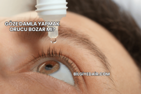 Göze Damla Yapmak Orucu Bozar mı?