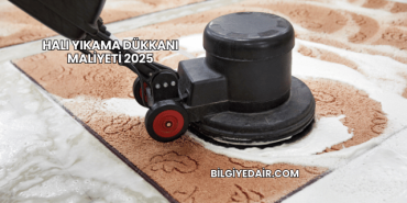 Halı Yıkama Dükkanı Maliyeti 2025