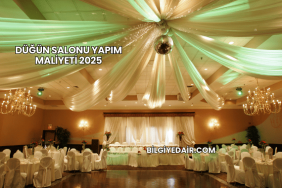 Düğün Salonu Yapım Maliyeti 2025