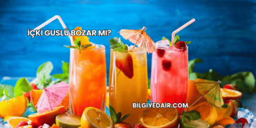 İçki Guslü Bozar mı?