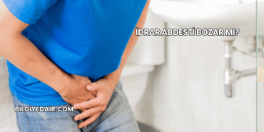 İdrar Abdesti Bozar mı?