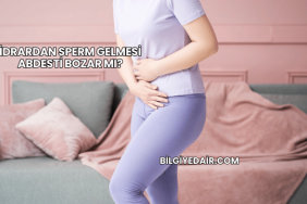 İdrardan Sperm Gelmesi Abdesti Bozar mı?