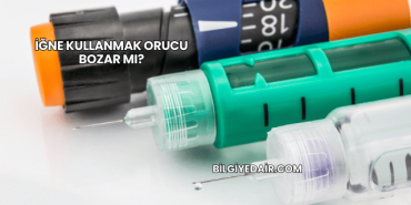 İğne Kullanmak Orucu Bozar mı?