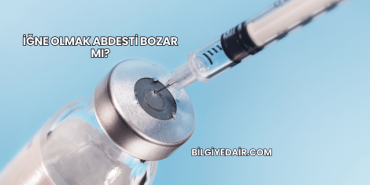 İğne Olmak Abdesti Bozar mı?