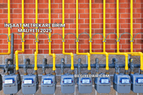 İnşaat Metrekare Birim Maliyeti 2025