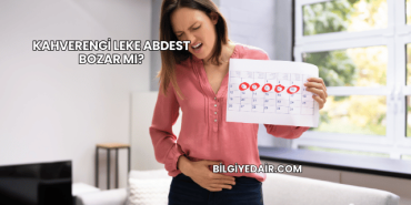 Kahverengi Leke Abdest Bozar mı?