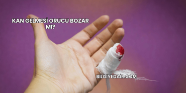 Kan Gelmesi Orucu Bozar mı?