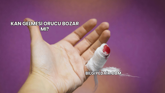 Kan Gelmesi Orucu Bozar mı?