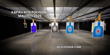 Kapalı Atış Poligonu Maliyeti 2025