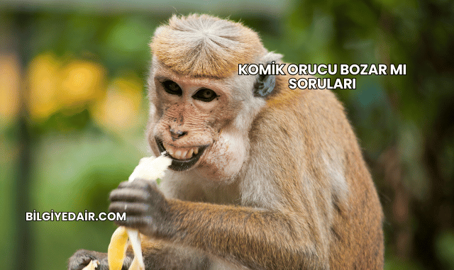 Komik Orucu Bozar mı Soruları