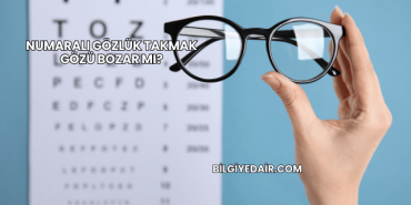 Numaralı Gözlük Takmak Gözü Bozar mı?