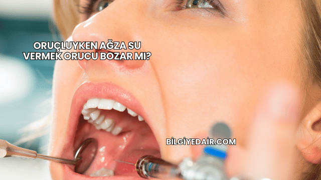 Oruçluyken Ağza Su Vermek Orucu Bozar mı?