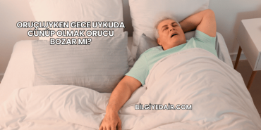 Oruçluyken Gece Uykuda Cünüp Olmak Orucu Bozar mı?