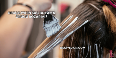 Oruçluyken Saç Boyama Orucu Bozar mı?