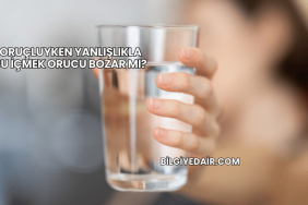 Oruçluyken Yanlışlıkla Su İçmek Orucu Bozar mı?
