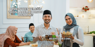 Oruçluyken Yemeğin Tadına Bakmak Orucu Bozar mı?