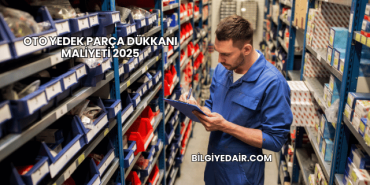 Oto Yedek Parça Dükkanı Maliyeti 2025