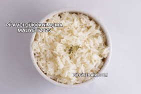 Pilavcı Dükkanı Açma Maliyeti 2025