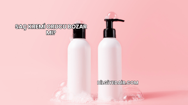Saç Kremi Orucu Bozar mı?