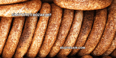 Simit Diyeti Bozar mı?