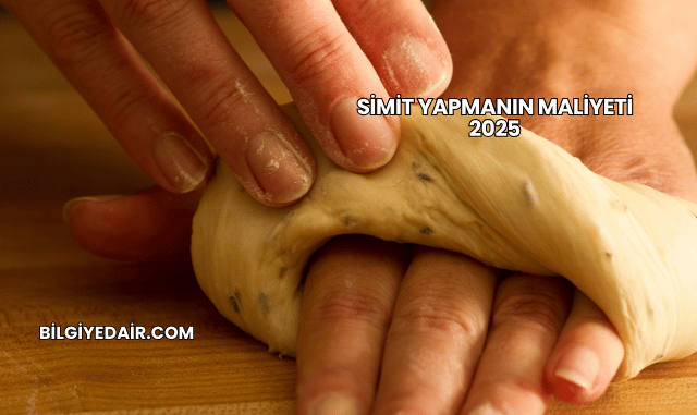 Simit Yapmanın Maliyeti 2025