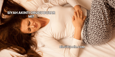 Siyah Akıntı Orucu Bozar mı?