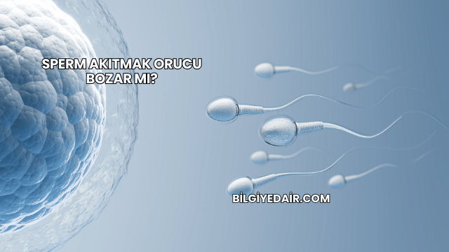 Sperm Akıtmak Orucu Bozar mı?
