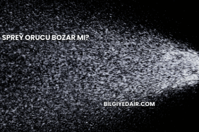 Sprey Orucu Bozar mı?